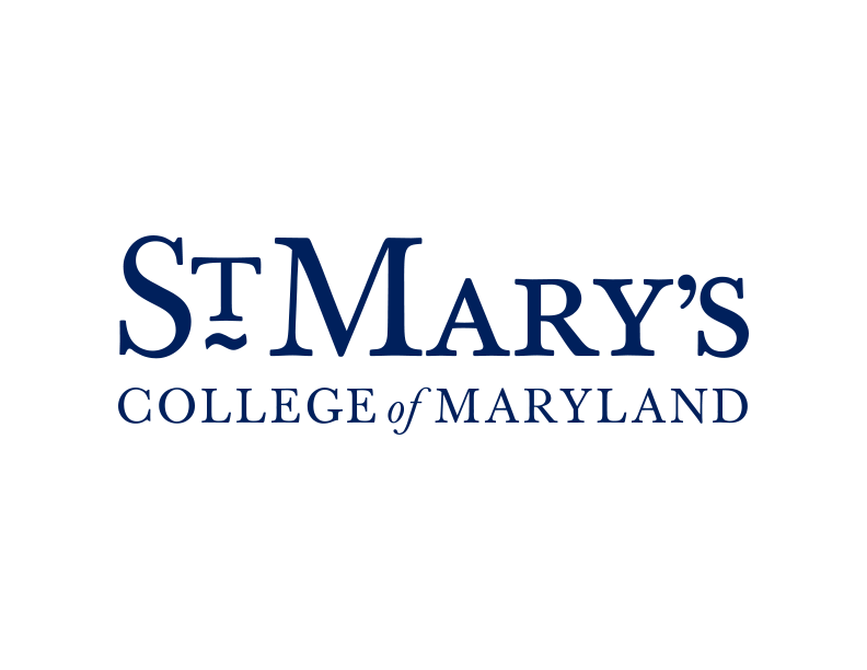 St. Mary's Logo - Left Aligned - Navy