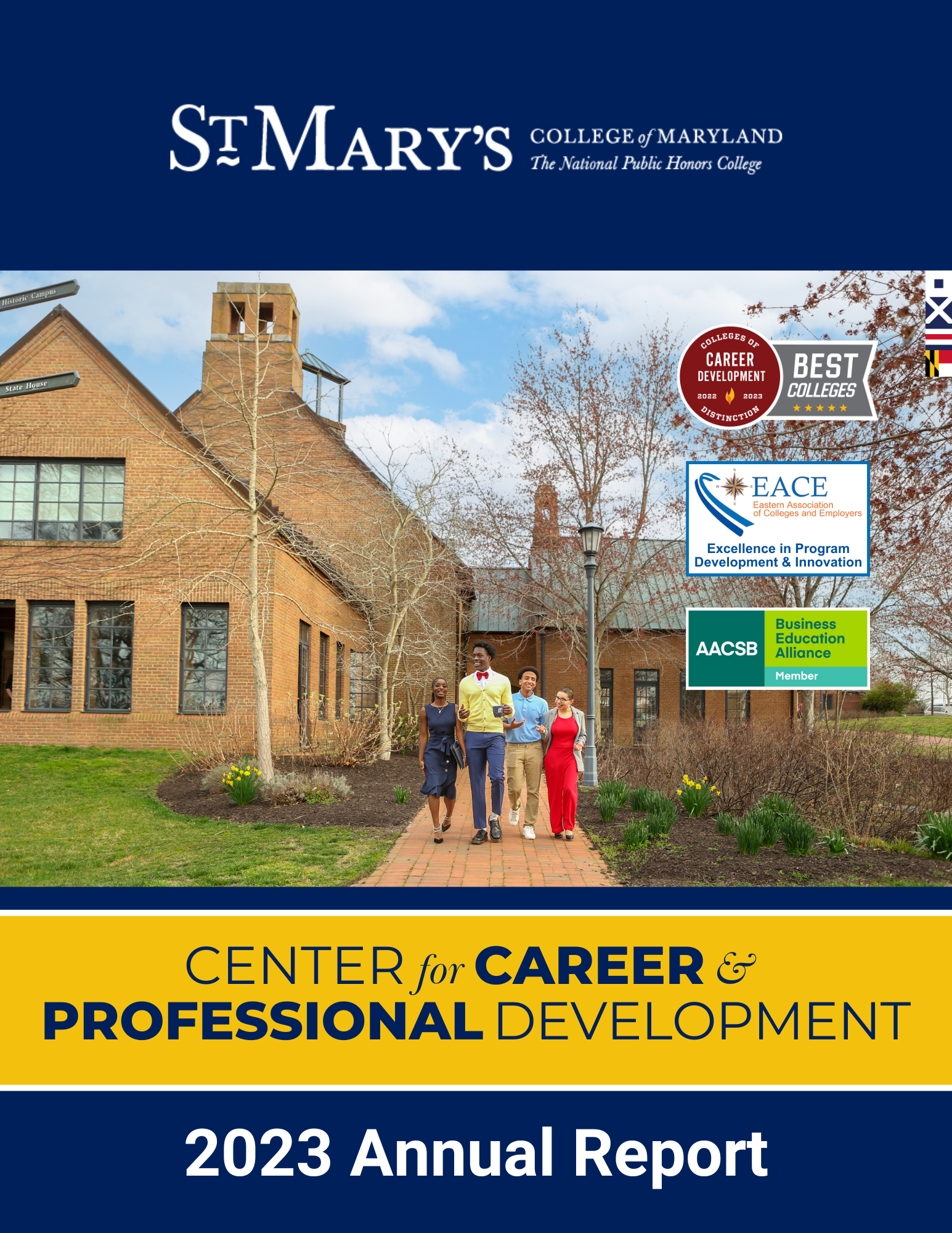 2023 Annual Report - Center for Career & Professional Development at St. Mary's College of Maryland