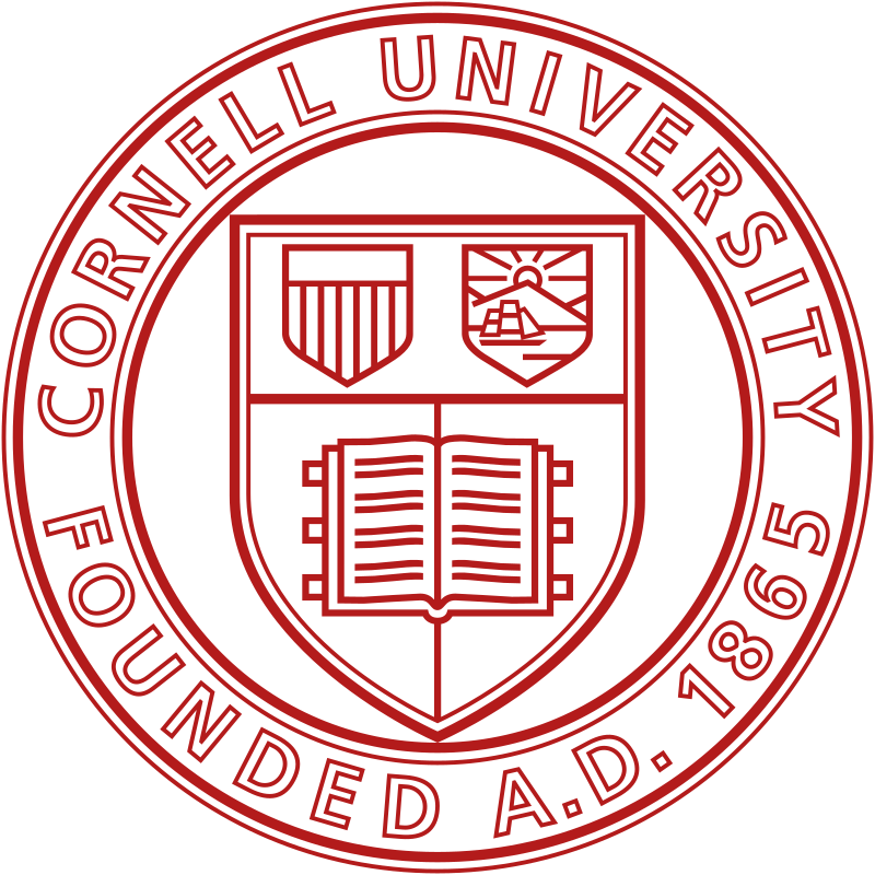 Cornell University seal, By Cornell University.The original uploader was Connormah at English Wikipedia..Later version(s) were uploaded by Corkythehornetfan, Ɱ, RaphaelQS at English Wikipedia. - http://brand.cornell.edu/downloads.phpTransferred from en.wikipedia to Commons.(Original text: Extracted from http://cornelllogo.cornell.edu/print/style_guide.pdf), Public Domain, http://commons.wikimedia.org/w/index.php?curid=49129393"