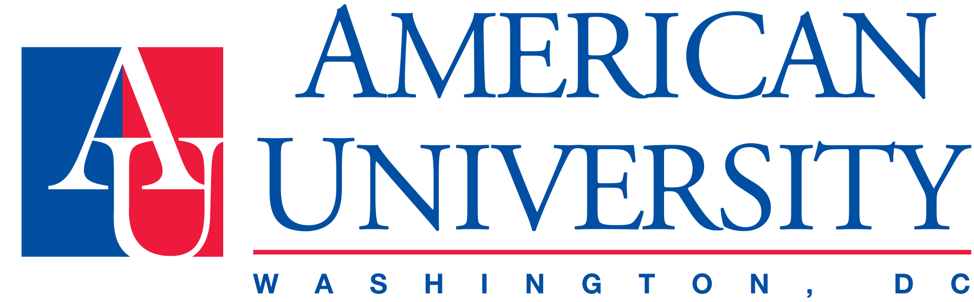美国大学 logo, By 美国大学 - http://www.美国.edu，公共领域，http://commons.维基.org/w/index.php?curid = 54500563 "