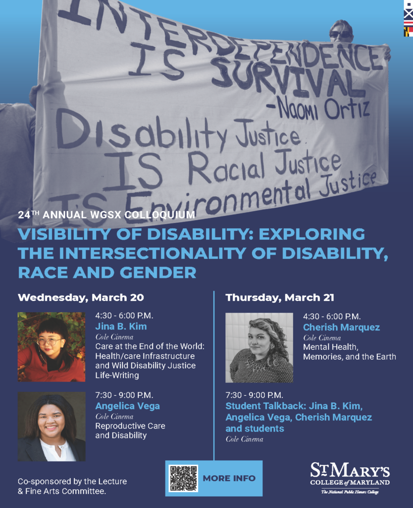 24th Annual WGSX Colloquium: Visibility of Disability: Exploring The Intersectionality of Disability, Race and Gender