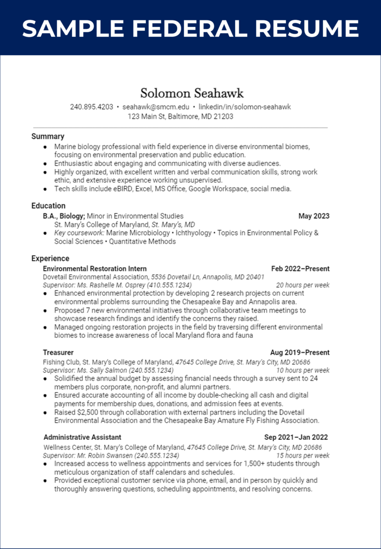 Resume & Professional Documents