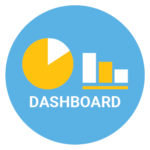 COVID-19 Dashboard graph icon