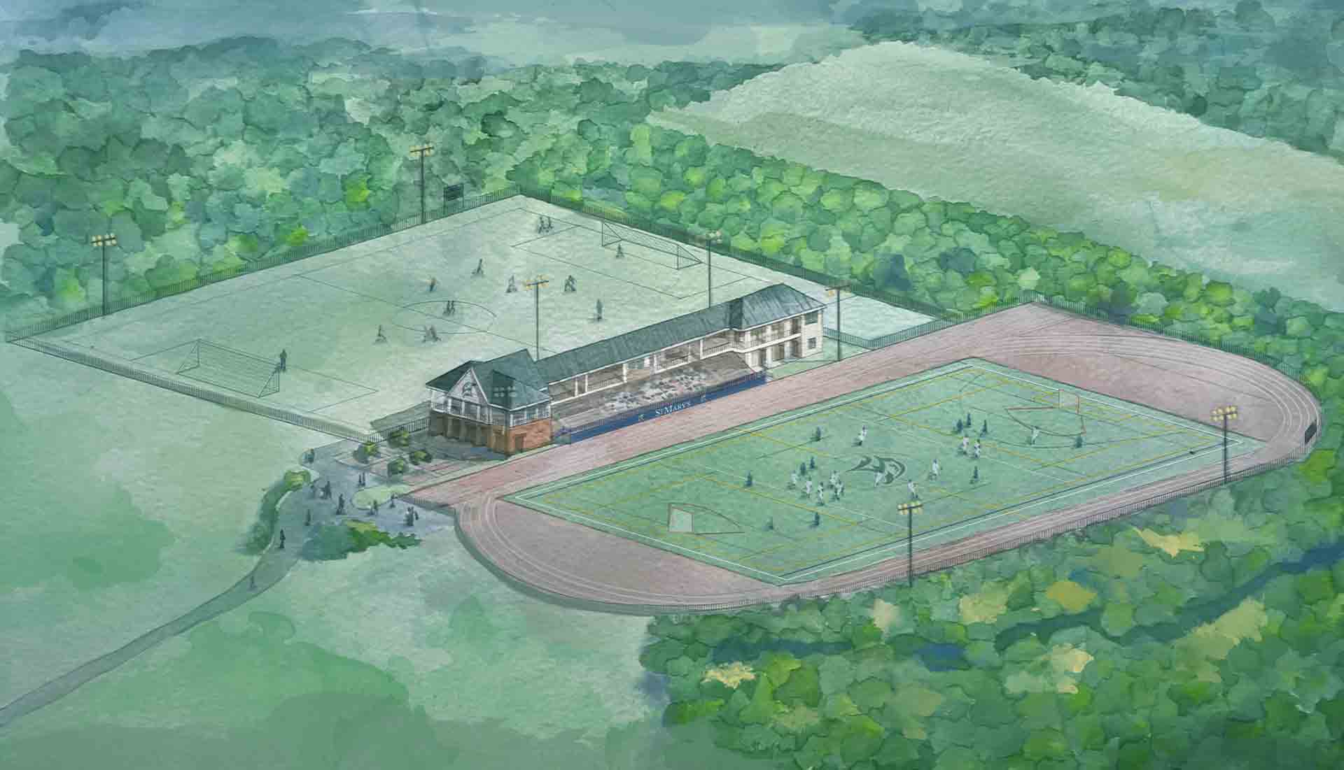 Concept design of the Jamie L. Roberts Stadium