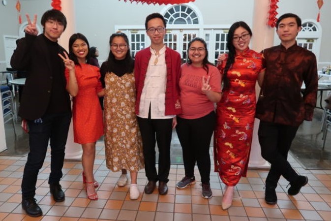 Students dress up for Lunar New Year photo