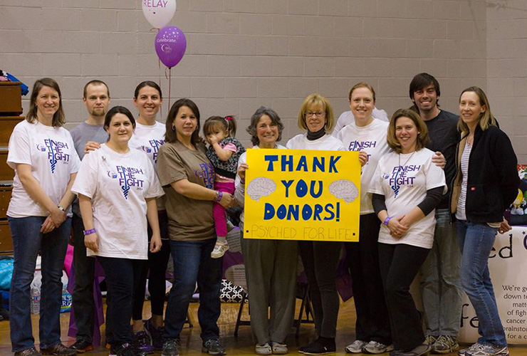 Faculty and Staff participating in Relay 4 Life