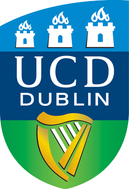 University College Dublin logo, By Source (WP:NFCC#4), Fair use, https://en.wikipedia.org/w/index.php?curid=48389306"